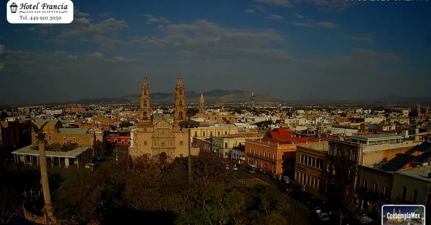 🎬 1 minuto · 1 amanecer del Jueves 14 de Mayo de 2026 desde el Hotel Francia Aguascalientes