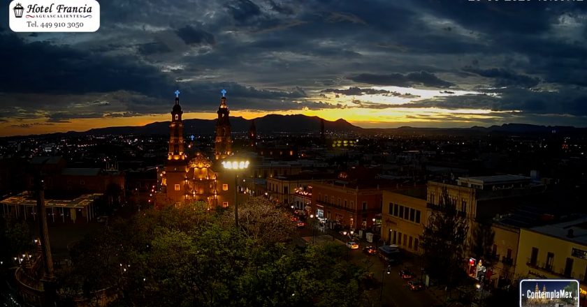 🎬 1 minuto · 1 atardecer del Martes 26 de Mayo de 2026 desde el Hotel Francia Aguascalientes