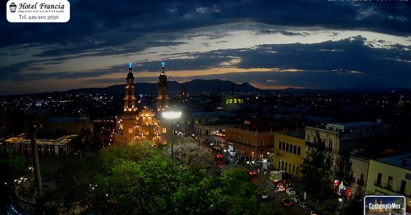 🎬 1 minuto · 1 atardecer del Viernes 29 de Mayo de 2026 desde el Hotel Francia Aguascalientes