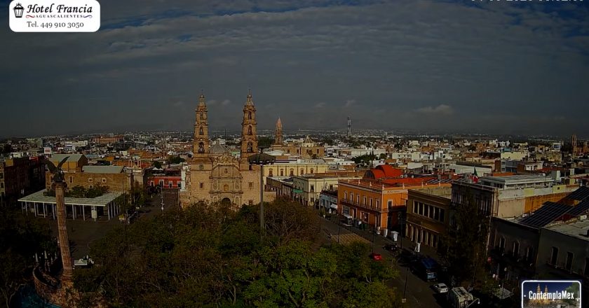 🎬 1 minuto · 1 amanecer del Jueves 04 de Junio de 2026 desde el Hotel Francia Aguascalientes