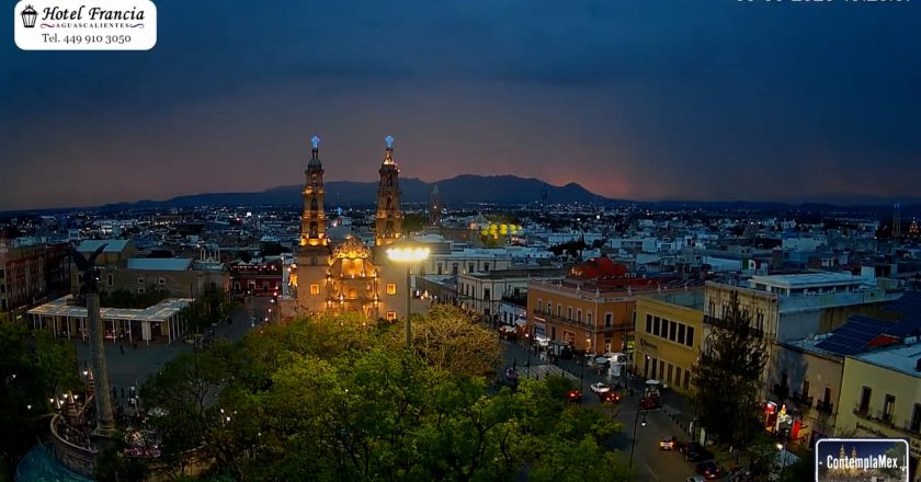 🎬 1 minuto · 1 atardecer del Sábado 06 de Junio de 2026 desde el Hotel Francia Aguascalientes