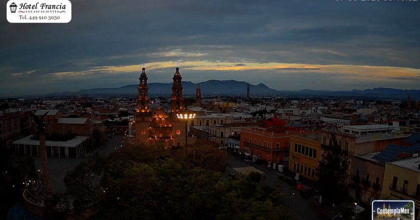 🎬 1 minuto · 1 amanecer del Domingo 07 de Junio de 2026 desde el Hotel Francia Aguascalientes