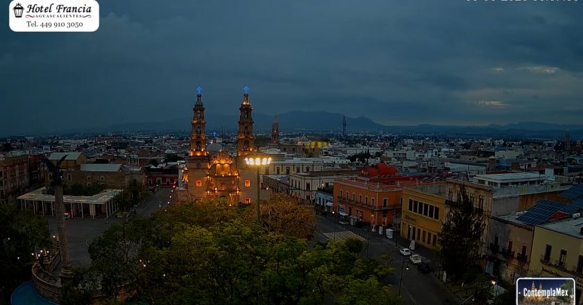 🎬 1 minuto · 1 amanecer del Lunes 08 de Junio de 2026 desde el Hotel Francia Aguascalientes