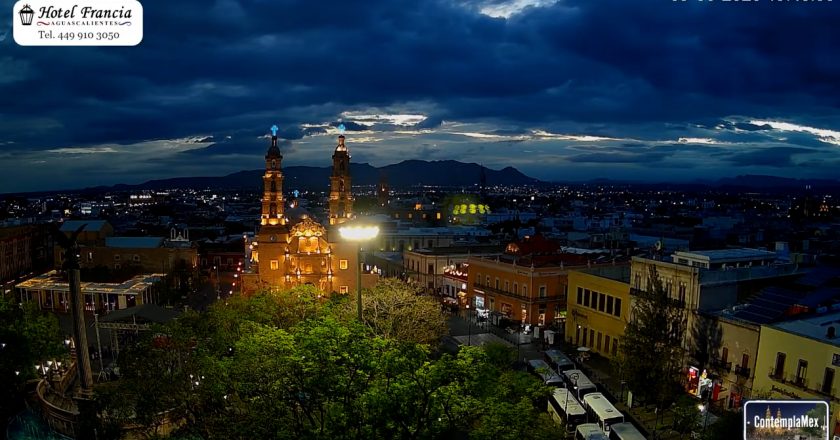 🎬 1 minuto · 1 atardecer del Martes 09 de Junio de 2026 desde el Hotel Francia Aguascalientes