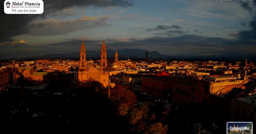 🎬 1 minuto · 1 amanecer del Jueves 11 de Junio de 2026 desde el Hotel Francia Aguascalientes