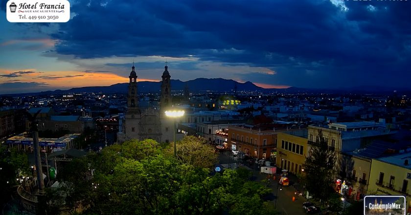 🎬 1 minuto · 1 atardecer del Jueves 11 de Junio de 2026 desde el Hotel Francia Aguascalientes