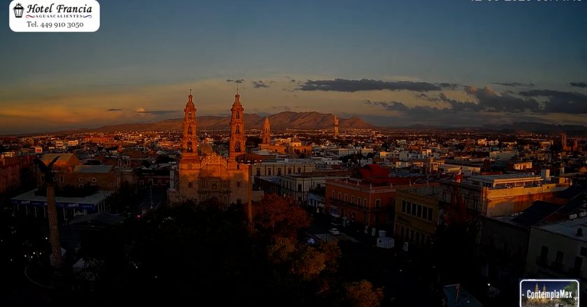 🎬 1 minuto · 1 amanecer del Viernes 12 de Junio de 2026 desde el Hotel Francia Aguascalientes