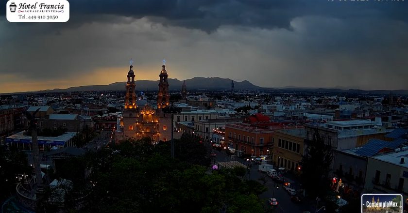 🎬 1 minuto · 1 atardecer del Sábado 13 de Junio de 2026 desde el Hotel Francia Aguascalientes