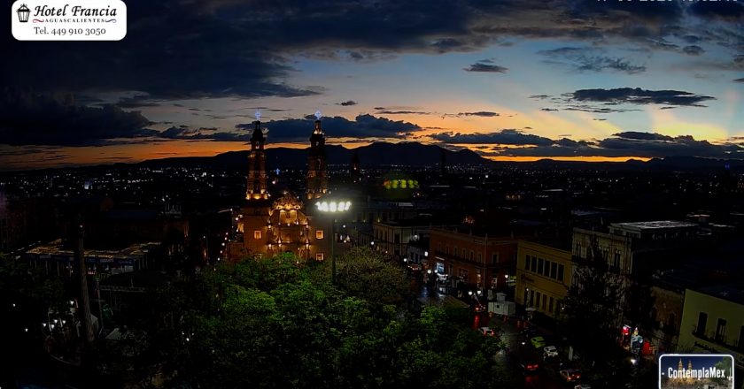 🎬 1 minuto · 1 atardecer del Miércoles 17 de Junio de 2026 desde el Hotel Francia Aguascalientes
