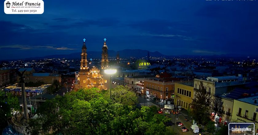 🎬 1 minuto · 1 atardecer del Lunes 22 de Junio de 2026 desde el Hotel Francia Aguascalientes