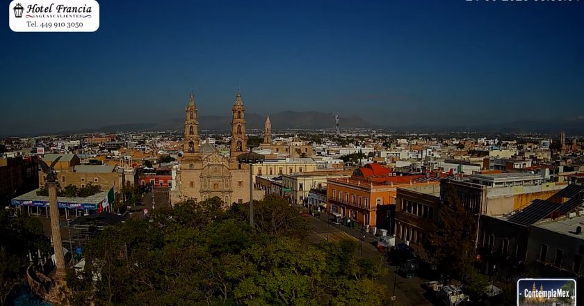 🎬 1 minuto · 1 amanecer del Miércoles 24 de Junio de 2026 desde el Hotel Francia Aguascalientes