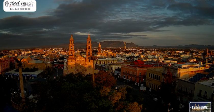 🎬 1 minuto · 1 amanecer del Jueves 25 de Junio de 2026 desde el Hotel Francia Aguascalientes