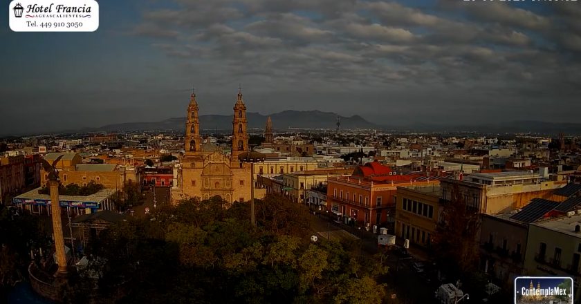 🎬 1 minuto · 1 amanecer del Viernes 26 de Junio de 2026 desde el Hotel Francia Aguascalientes