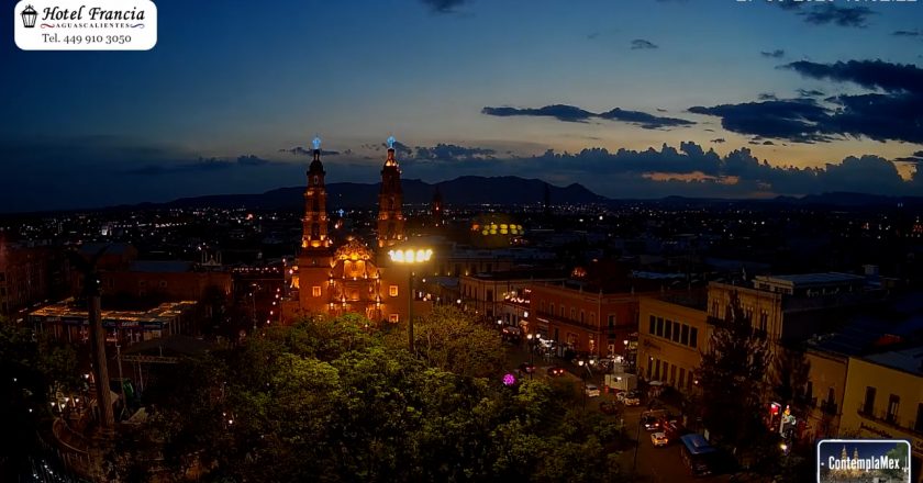 🎬 1 minuto · 1 atardecer del Sábado 27 de Junio de 2026 desde el Hotel Francia Aguascalientes