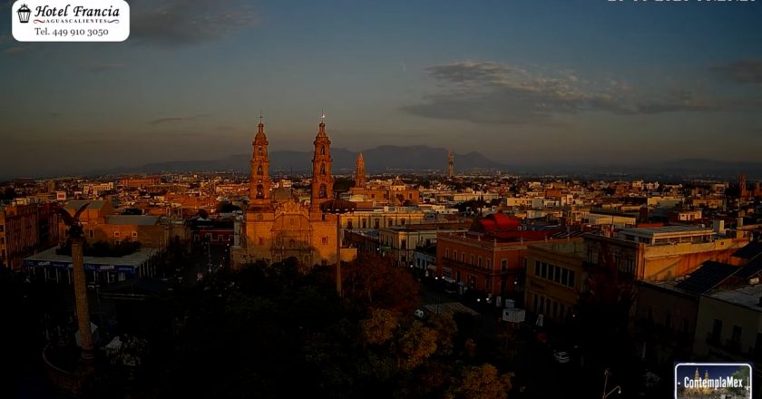 🎬 1 minuto · 1 amanecer del Domingo 28 de Junio de 2026 desde el Hotel Francia Aguascalientes