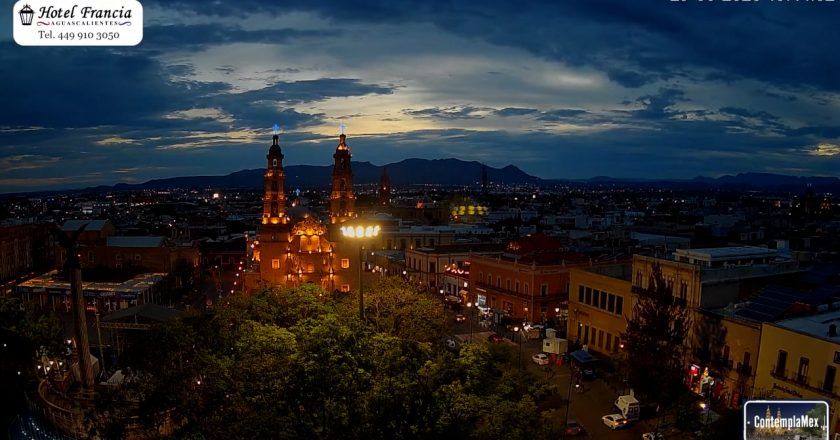 🎬 1 minuto · 1 atardecer del Lunes 29 de Junio de 2026 desde el Hotel Francia Aguascalientes