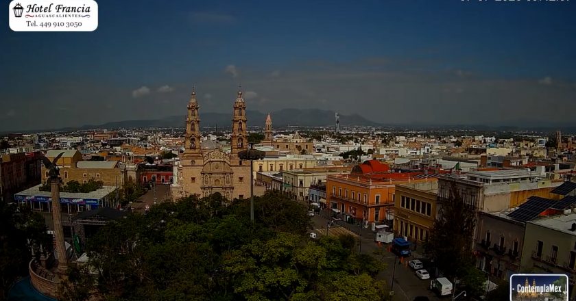🎬 1 minuto · 1 amanecer del Martes 07 de Julio de 2026 desde el Hotel Francia Aguascalientes