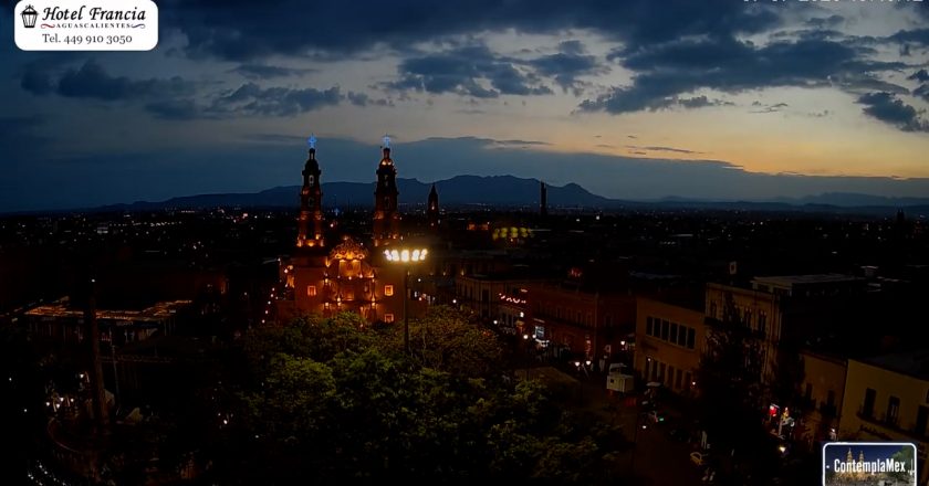 🎬 1 minuto · 1 atardecer del Martes 07 de Julio de 2026 desde el Hotel Francia Aguascalientes