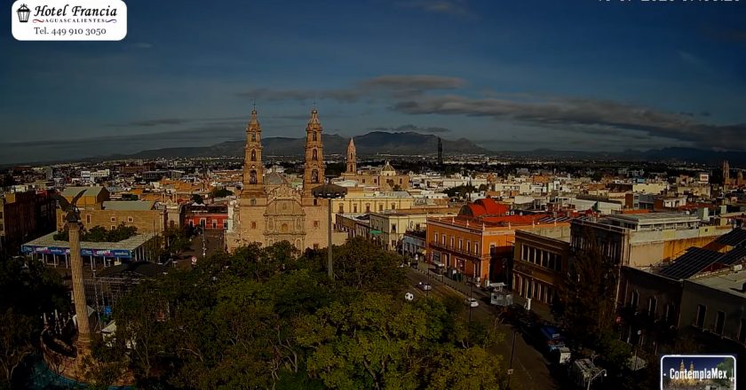 🎬 1 minuto · 1 amanecer del Lunes 13 de Julio de 2026 desde el Hotel Francia Aguascalientes
