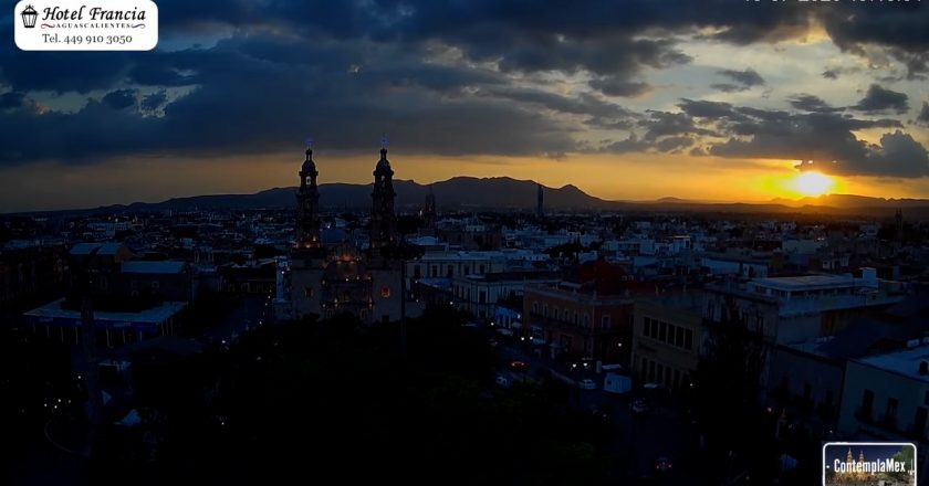 🎬 1 minuto · 1 atardecer del Miércoles 15 de Julio de 2026 desde el Hotel Francia Aguascalientes
