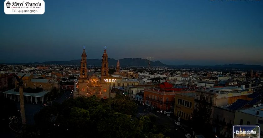 🎬 1 minuto · 1 amanecer del Jueves 23 de Julio de 2026 desde el Hotel Francia Aguascalientes