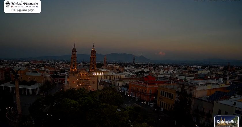 🎬 1 minuto · 1 amanecer del Sábado 25 de Julio de 2026 desde el Hotel Francia Aguascalientes