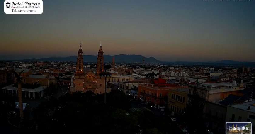 🎬 1 minuto · 1 amanecer del Domingo 26 de Julio de 2026 desde el Hotel Francia Aguascalientes