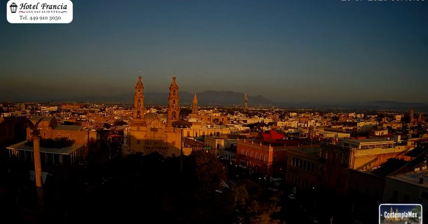 🎬 1 minuto · 1 amanecer del Martes 28 de Julio de 2026 desde el Hotel Francia Aguascalientes