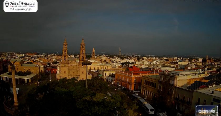 🎬 1 minuto · 1 amanecer del Miércoles 29 de Julio de 2026 desde el Hotel Francia Aguascalientes