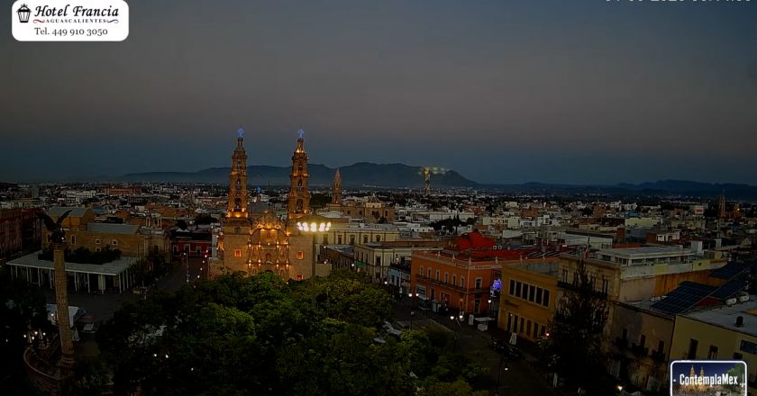 🎬 1 minuto · 1 amanecer del Sábado 01 de Agosto de 2026 desde el Hotel Francia Aguascalientes