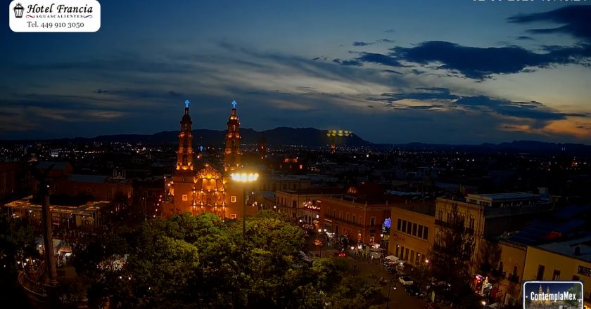 🎬 1 minuto · 1 atardecer del Domingo 02 de Agosto de 2026 desde el Hotel Francia Aguascalientes