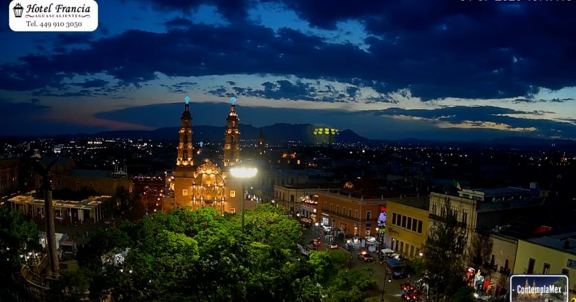 🎬 1 minuto · 1 atardecer del Viernes 31 de Julio de 2026 desde el Hotel Francia Aguascalientes
