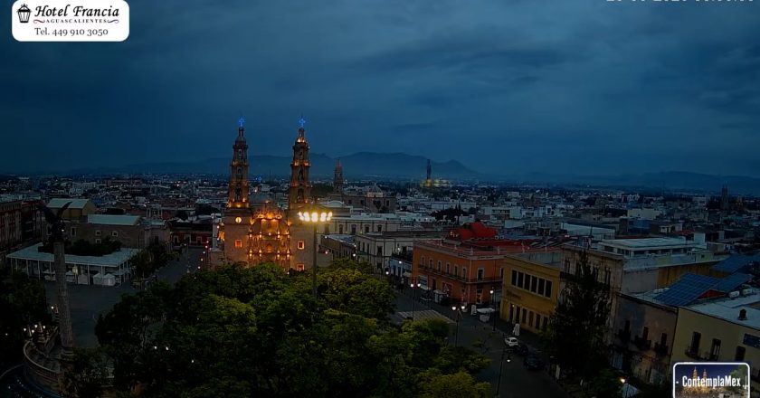 🎬 1 minuto · 1 amanecer del Martes 25 de Agosto de 2026 desde el Hotel Francia Aguascalientes