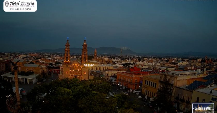 🎬 1 minuto · 1 amanecer del Viernes 07 de Agosto de 2026 desde el Hotel Francia Aguascalientes