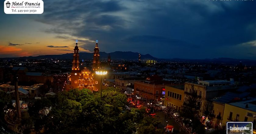 🎬 1 minuto · 1 atardecer del Viernes 14 de Agosto de 2026 desde el Hotel Francia Aguascalientes