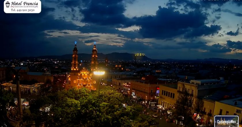 🎬 1 minuto · 1 atardecer del Jueves 06 de Agosto de 2026 desde el Hotel Francia Aguascalientes