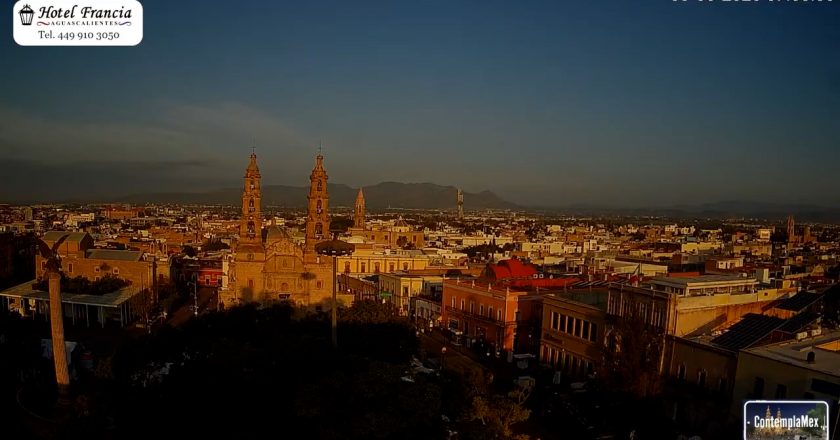 🎬 1 minuto · 1 amanecer del Sábado 08 de Agosto de 2026 desde el Hotel Francia Aguascalientes