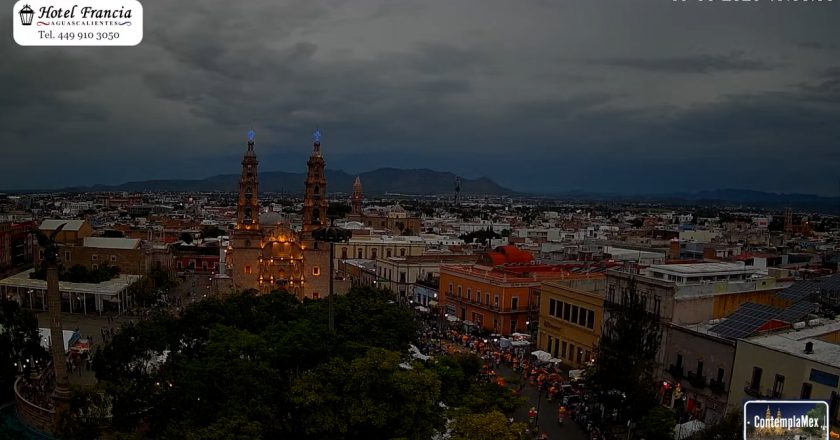 🎬 1 minuto · 1 atardecer del Domingo 09 de Agosto de 2026 desde el Hotel Francia Aguascalientes