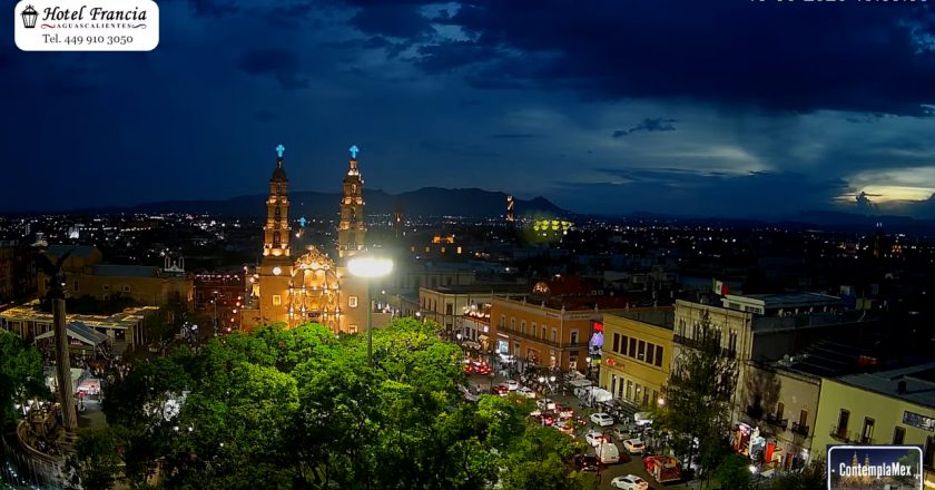 🎬 1 minuto · 1 atardecer del Jueves 13 de Agosto de 2026 desde el Hotel Francia Aguascalientes