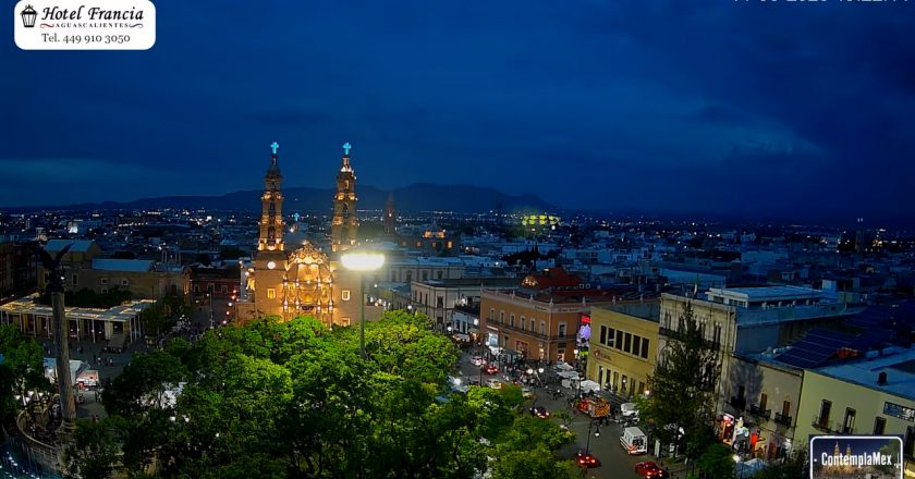 🎬 1 minuto · 1 atardecer del Martes 11 de Agosto de 2026 desde el Hotel Francia Aguascalientes
