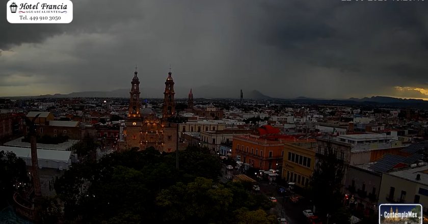 🎬 1 minuto · 1 atardecer del Sábado 22 de Agosto de 2026 desde el Hotel Francia Aguascalientes