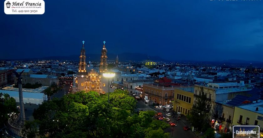 🎬 1 minuto · 1 atardecer del Viernes 21 de Agosto de 2026 desde el Hotel Francia Aguascalientes