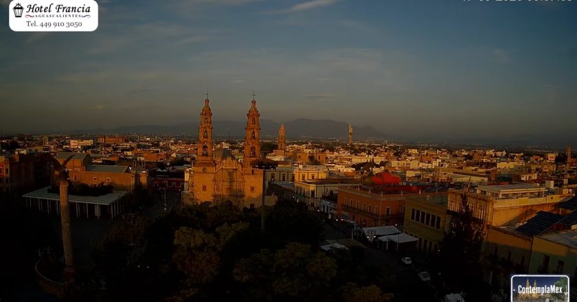 1 minuto · 1 amanecer del Jueves 17 de Septiembre de 2026 desde el Hotel Francia Aguascalientes
