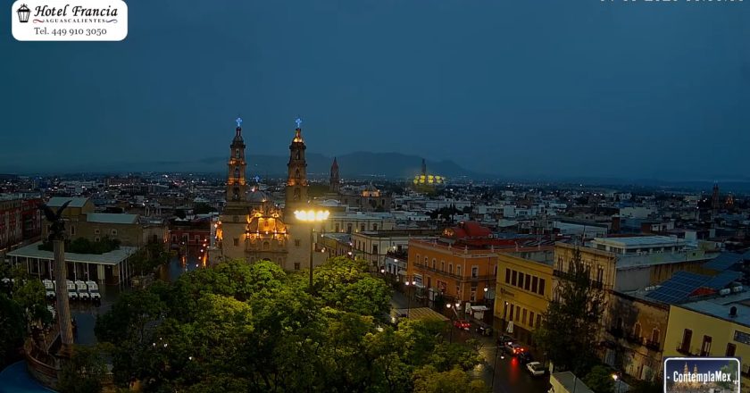 1 minuto · 1 amanecer del Martes 01 de Septiembre de 2026 desde el Hotel Francia Aguascalientes