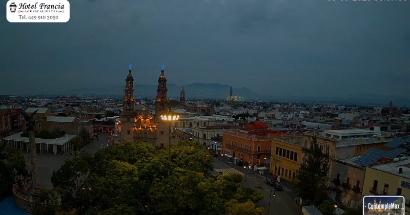 1 minuto · 1 amanecer del Miércoles 09 de Septiembre de 2026 desde el Hotel Francia Aguascalientes