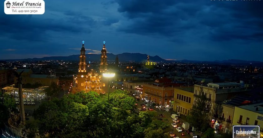1 minuto · 1 atardecer del Domingo 30 de Agosto de 2026 desde el Hotel Francia Aguascalientes