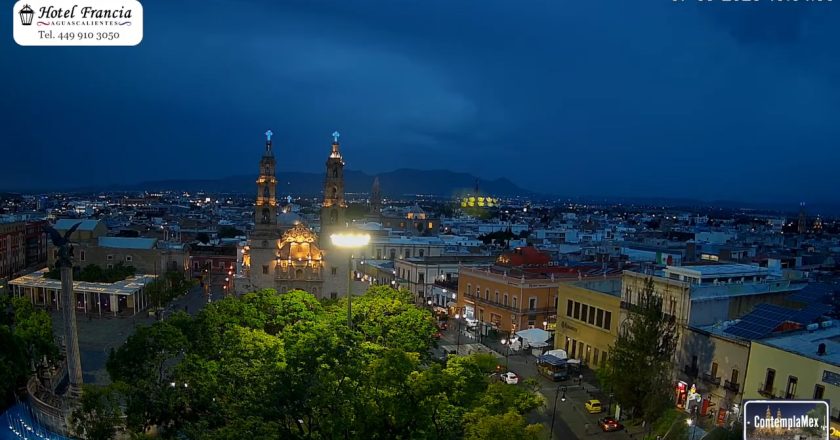 1 minuto · 1 atardecer del Lunes 07 de Septiembre de 2026 desde el Hotel Francia Aguascalientes