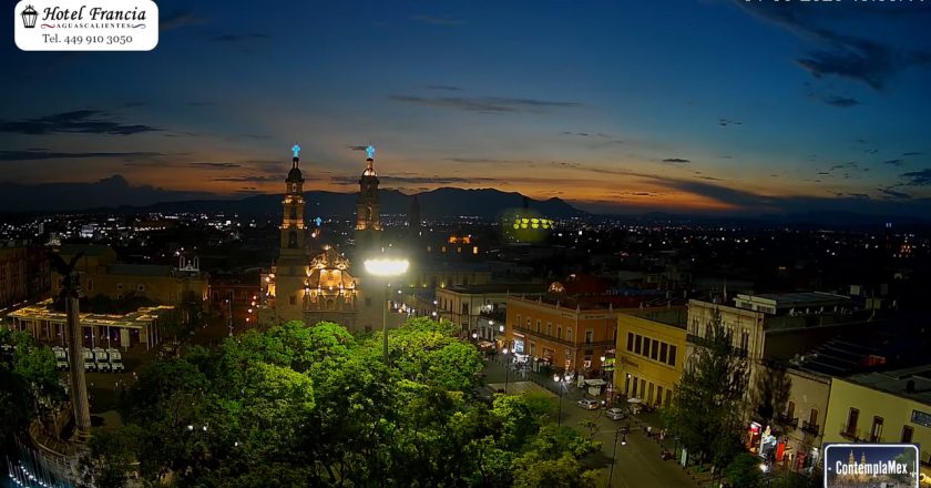 1 minuto · 1 atardecer del Lunes 31 de Agosto de 2026 desde el Hotel Francia Aguascalientes
