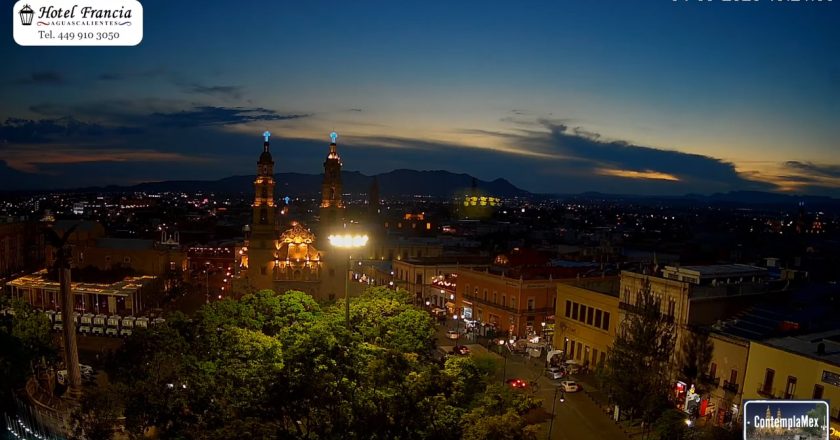 1 minuto · 1 atardecer del Viernes 04 de Septiembre de 2026 desde el Hotel Francia Aguascalientes