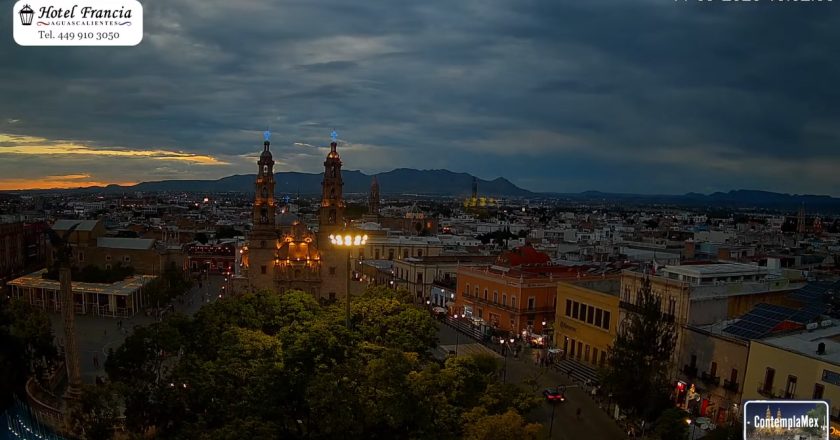 1 minuto · 1 atardecer del Viernes 11 de Septiembre de 2026 desde el Hotel Francia Aguascalientes